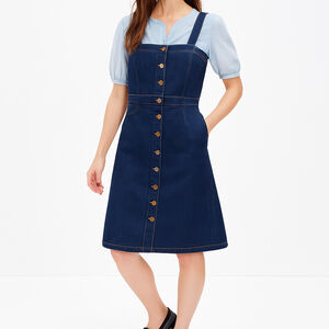 Maxwell Denim Button Front A-Line Dress NWT Size 6